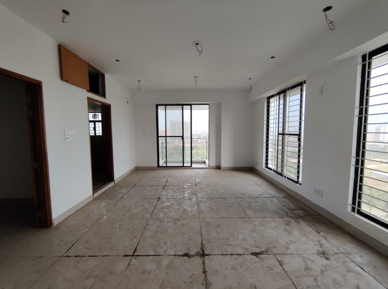 South-facing luxury apartment for sale in Bashundhara 5600 square feet apartment Bashundhara Dhaka Premium kitchen with cabinetry in 4 bed flat Bashundhara Spacious living and dining area in 9th floor apartment